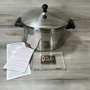 FABERWARE 6 QUART STAINLESS STEEL COVERED STOCKPOT CLASSIC SERIES